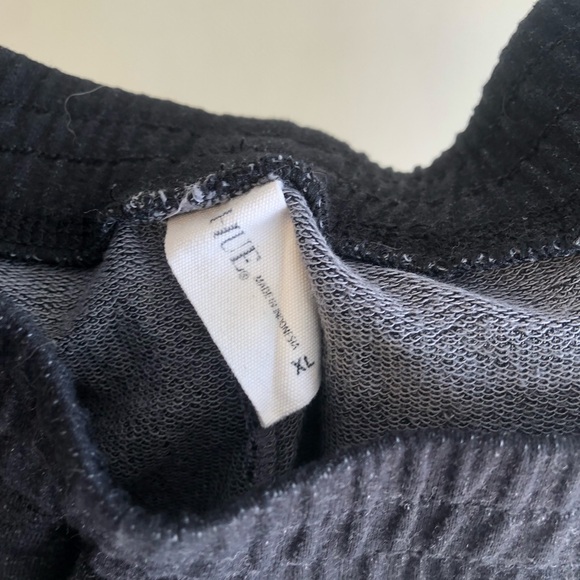 HUE Pajama Pants sz XL Women’s Soft Black Sleep - Picture 4 of 5